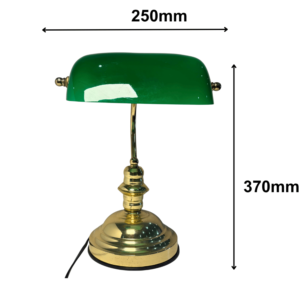 Retro bankierlamp