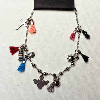 Armband - charms en tossels