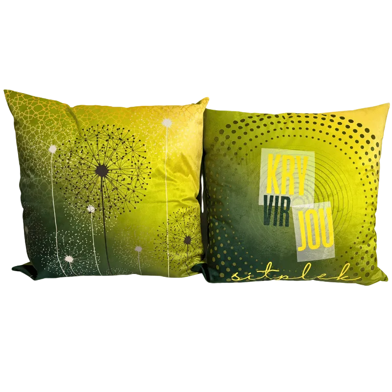 Sitplek kussingsloop - groen