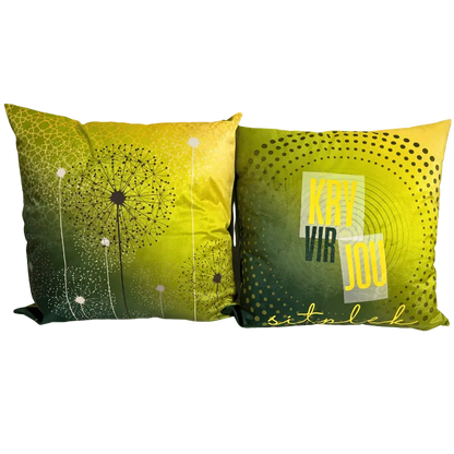 Sitplek kussingsloop - groen