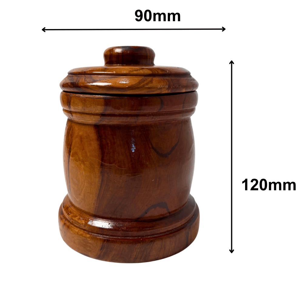 Handgedraaide houtbakkies