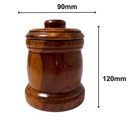 Handgedraaide houtbakkies