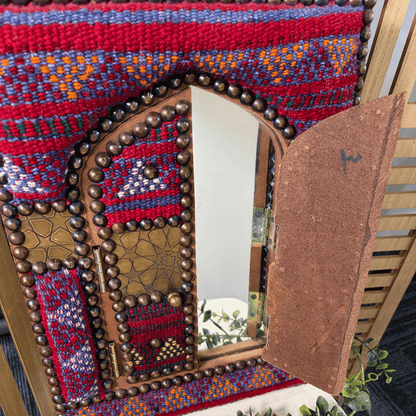 Egiptiese kilim-mat muurspieël