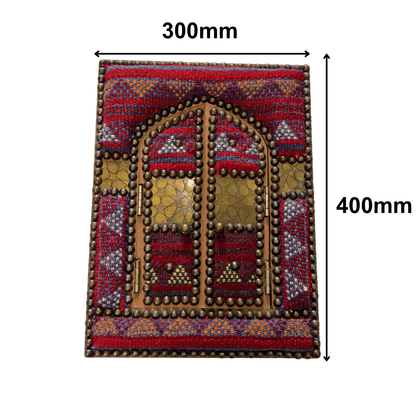 Egiptiese kilim-mat muurspieël