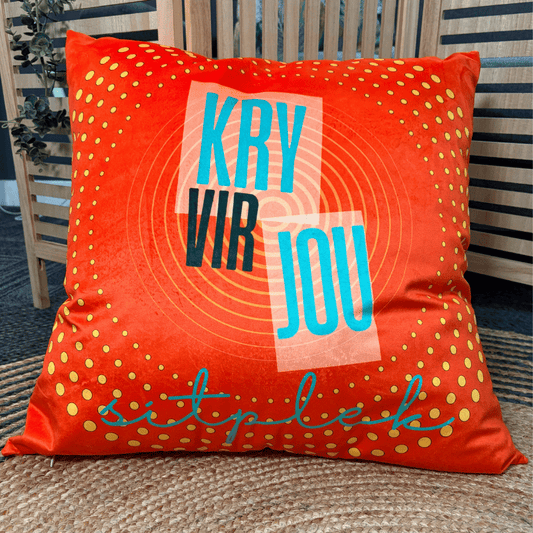 Sitplek kussingsloop - salm