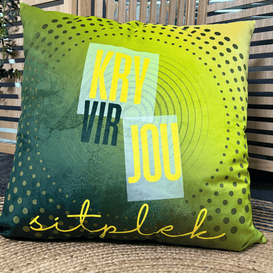 Sitplek kussingsloop - groen