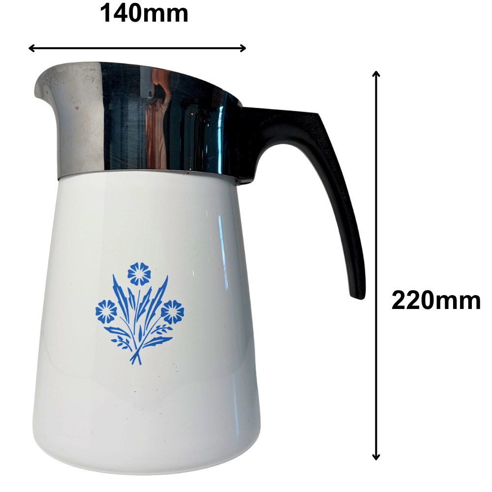 Klassieke Corning Ware-koffiekan