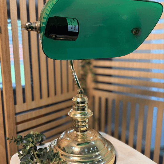 Retro bankierlamp